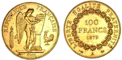 100 Francs or 1896 Genie
